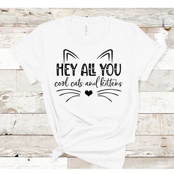Hey all you cool cats and kittens T-shirt - Picture 2 of 6